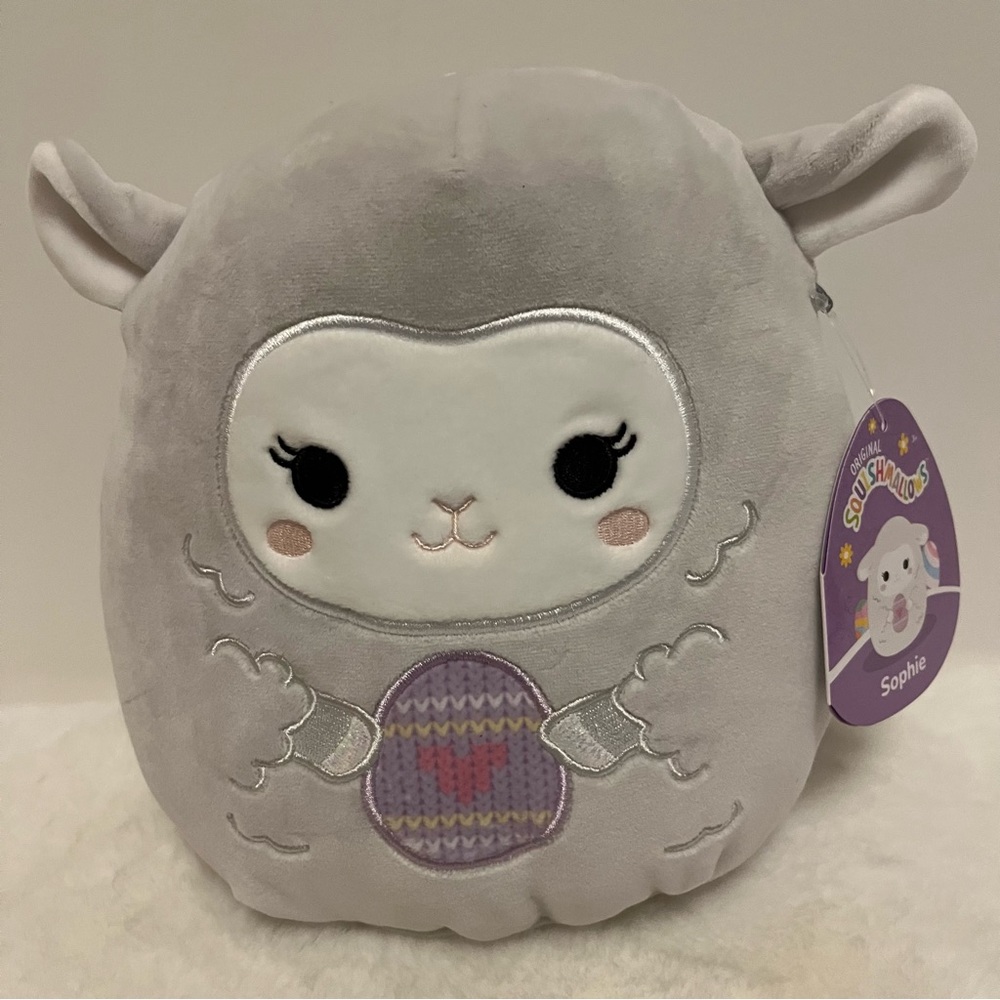 Squishmallow Sophie Lamb 🐑, Sheep, Easter Egg 🥚, Spring 🐰🌸, 8” New